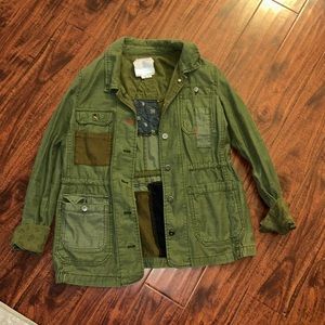 Beautiful Butterfly cargo jacket from Anthropologie